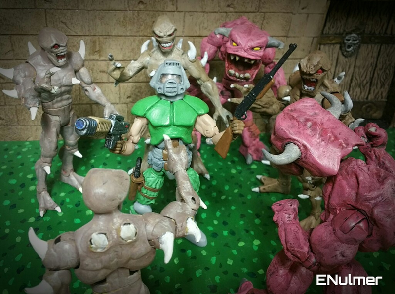 Illustration for article titled Hey, It's An Army Of Custom Doom Figures